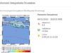 Gempa  5,6 Magnitude Guncang Laut di Tenggara Pacitan