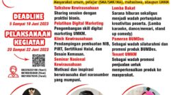 sdasa Dukung UMKM, Mahasiswa Prodi Kewirausahaan FE UNM Gelar EXPO Edupreneurship “EXPRESI 02”